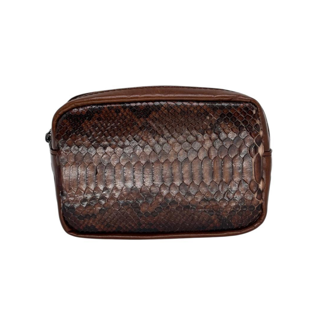 Bandolera Python Tabaco