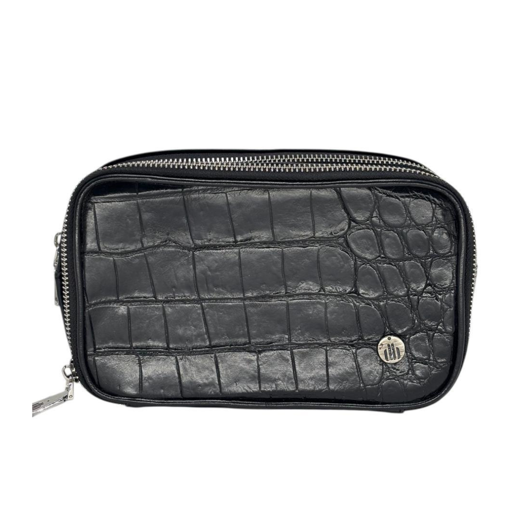 Bandolera Alligator Black
