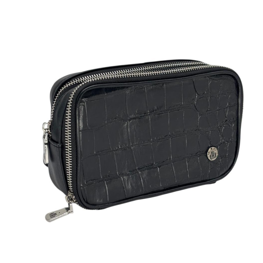 Bandolera Alligator Black