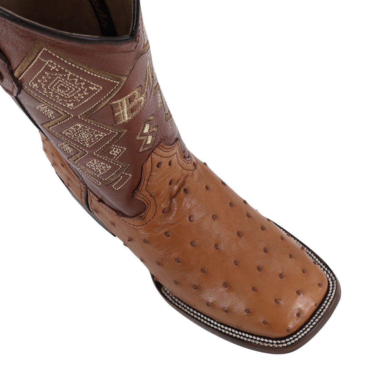 Bulldog Avestruz Cognac