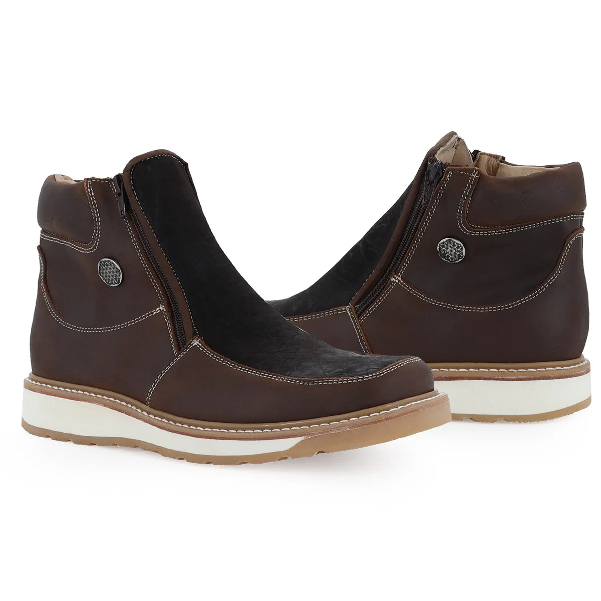 Botin Macho Cuello de Toro Café