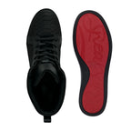 Sneakers en piel de Pitón Nobuck color Negro