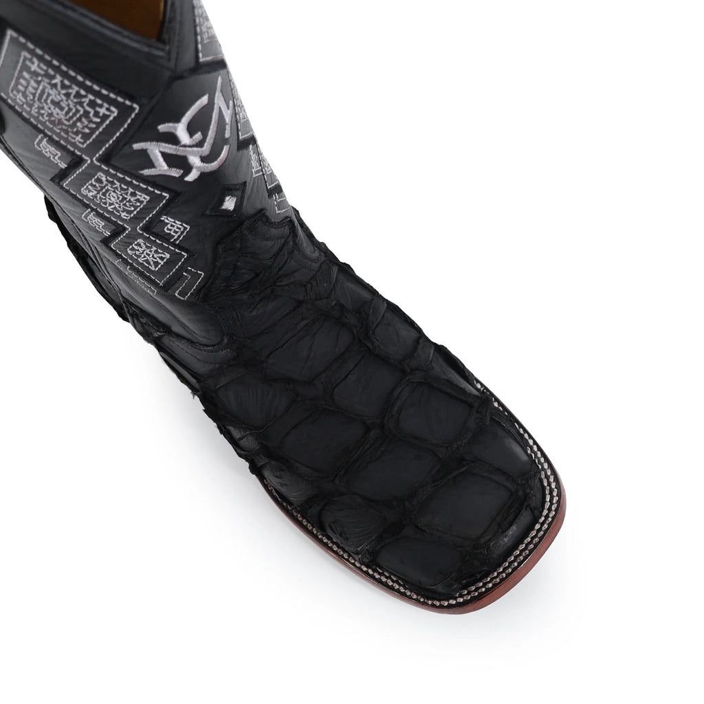 Bota Bulldog Pescado Negro Nobuck