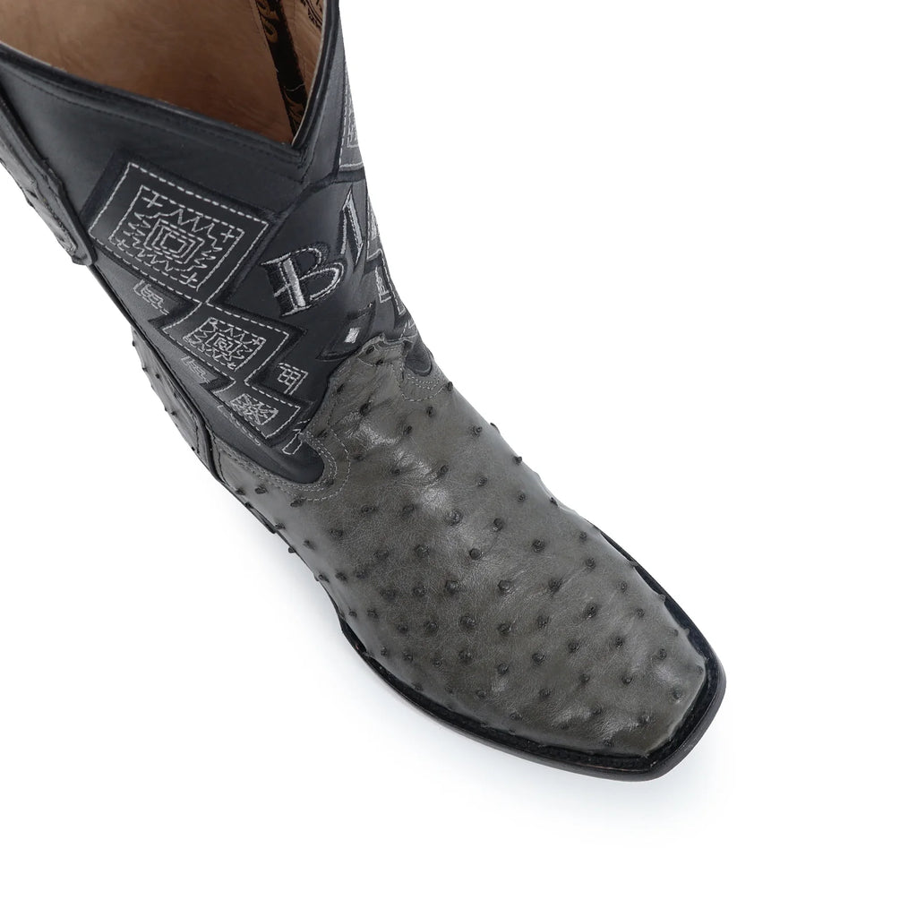 Bota Dubay Avestruz Gris