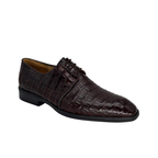 Zapato de Vestir en piel de Caimán color tabaco