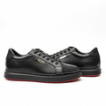 Sneakers Casuales en Piel de Mantarraya con Diamante