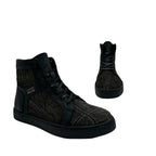 Sneakers en piel de Elefante Gris