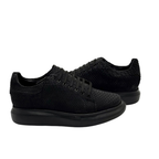 Sneakers Casuales en piel de Pitón color Negro