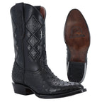 Avestruz Oval Negro