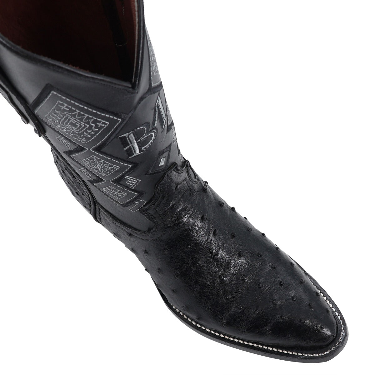 Avestruz Oval Negro