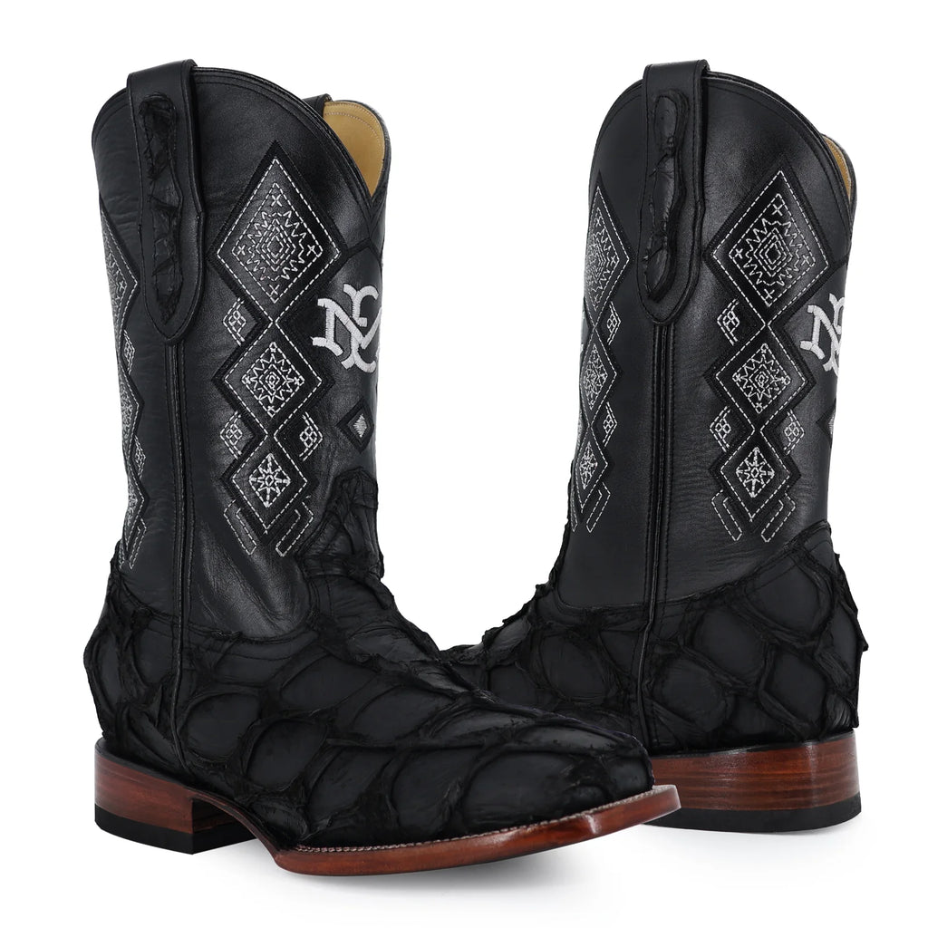 Bota Bulldog Pescado Negro Nobuck