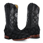 Bota Bulldog Pescado Negro Nobuck