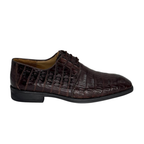 Zapato de Vestir en piel de Caimán color tabaco