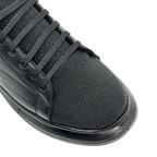 Sneakers Casuales en piel de Mantarraya color Negro