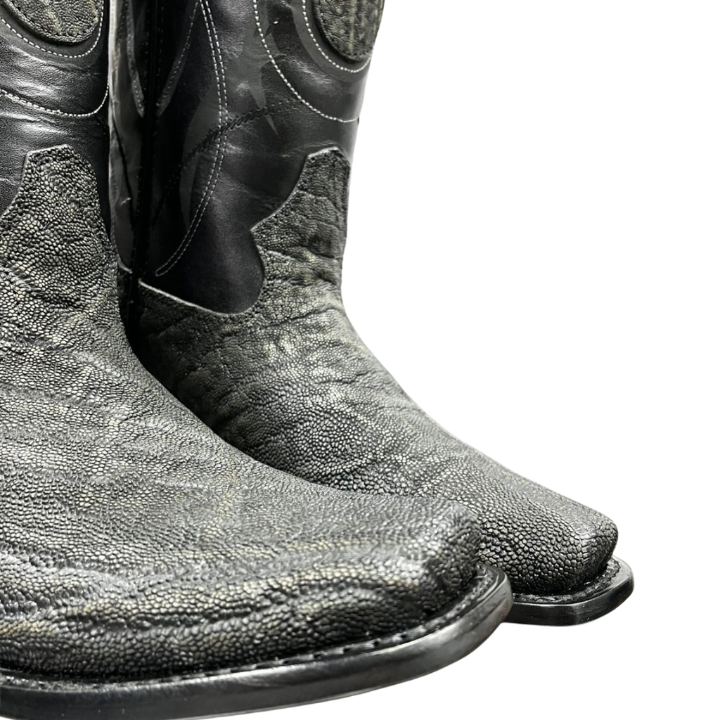 Bota Dubai en piel de Elefante Gris