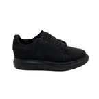 Sneakers Casuales en piel de Pitón color Negro