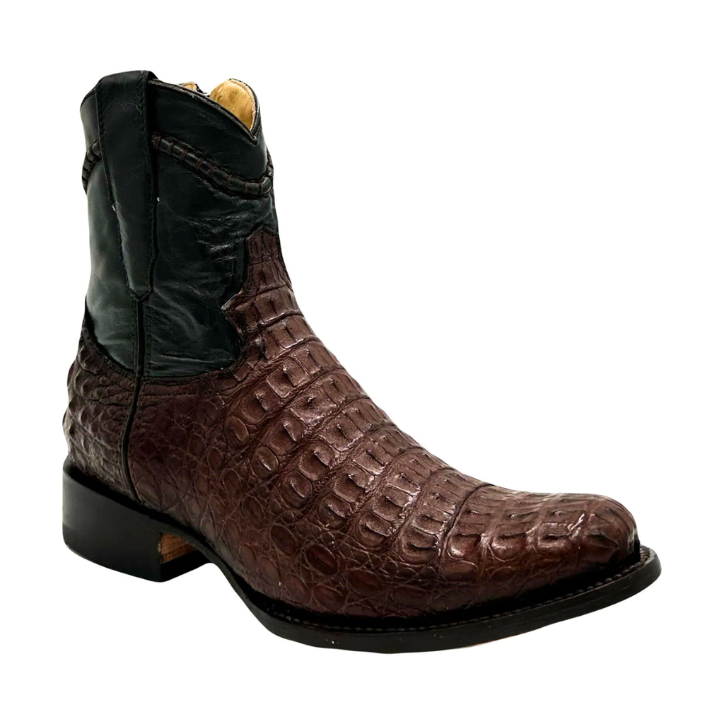 Botín Moy Cocodrilo Lomo Tabaco