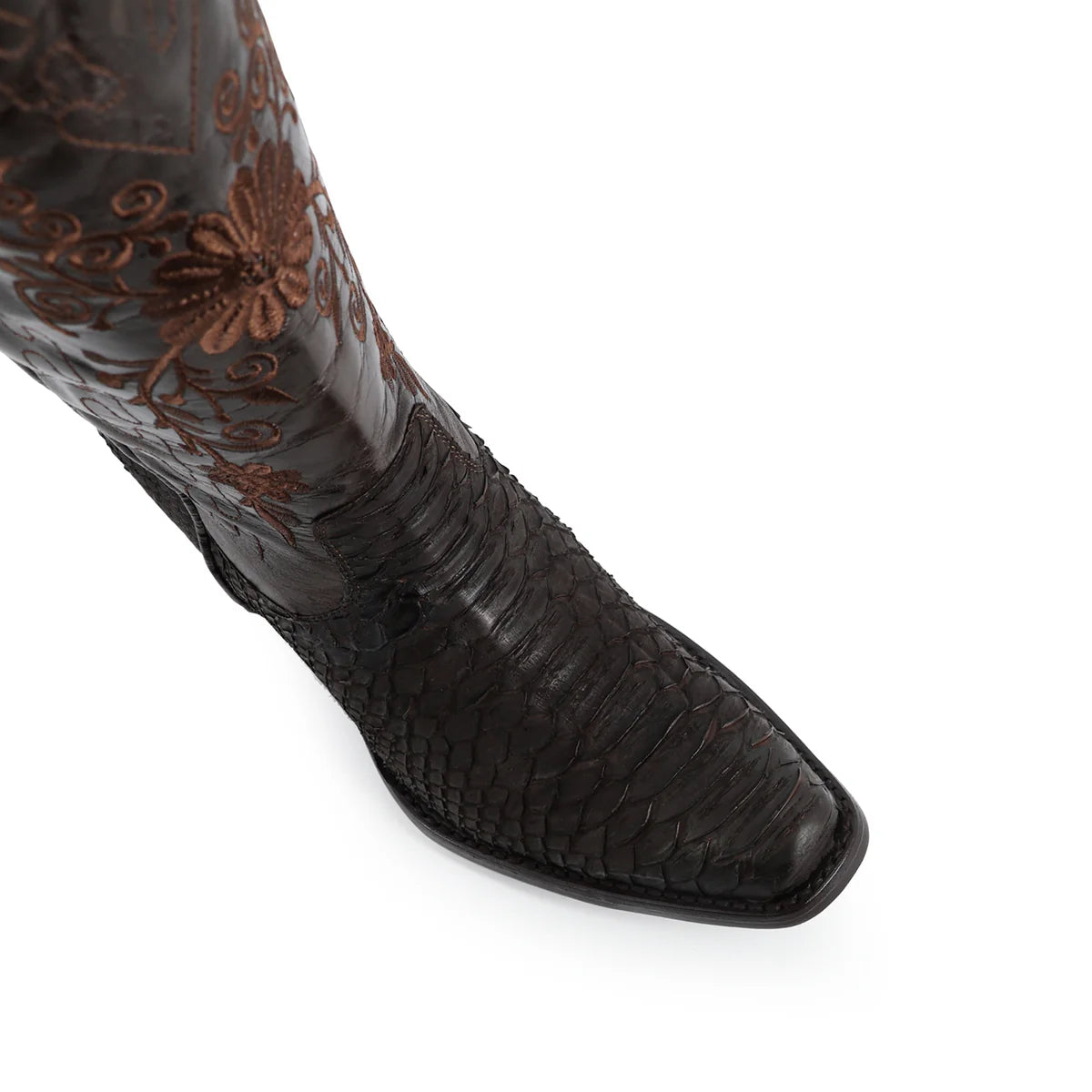 Gerbera Python Nobuck Café