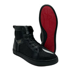 Sneakers en piel de Mantarraya Macho color Negro
