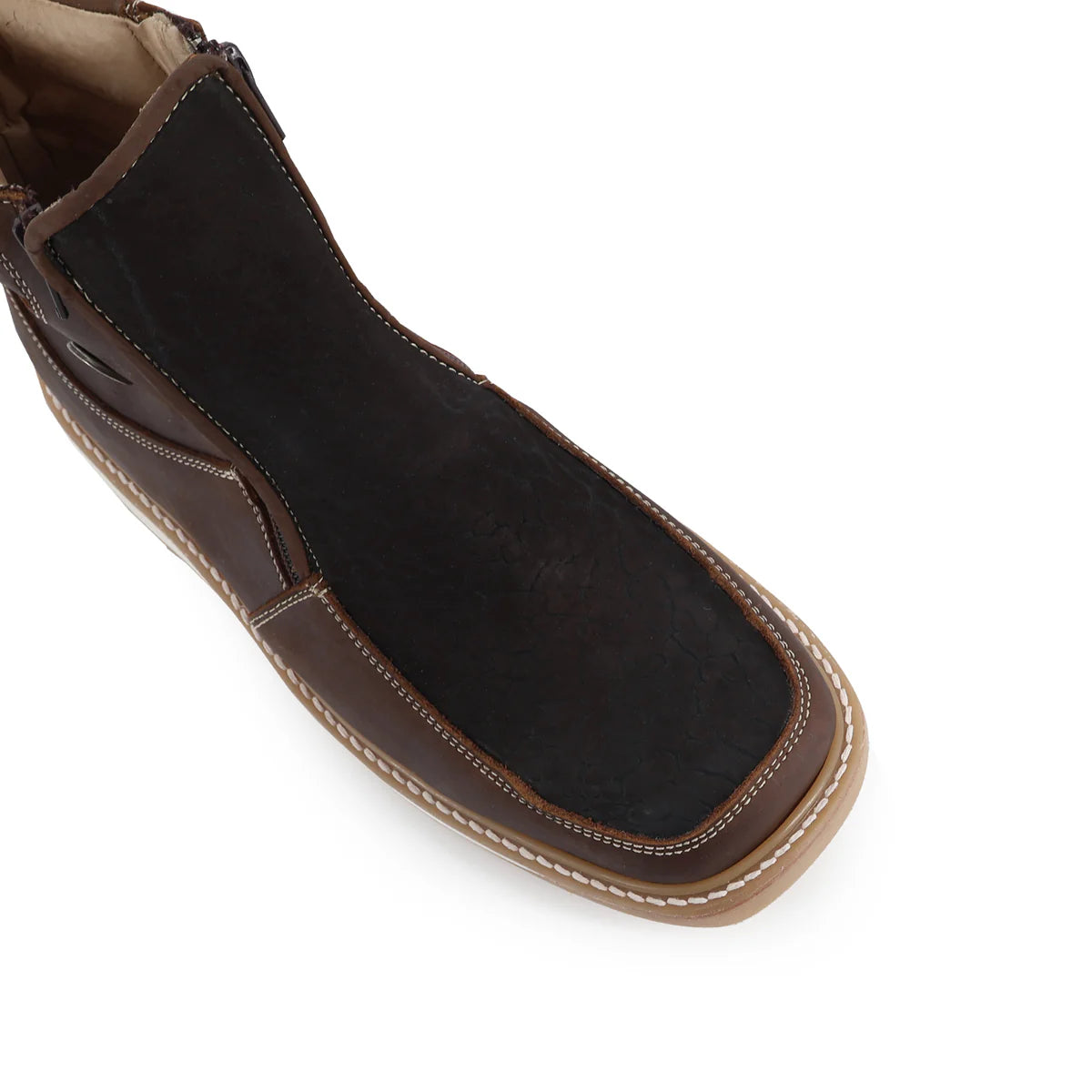 Botin Macho Cuello de Toro Café