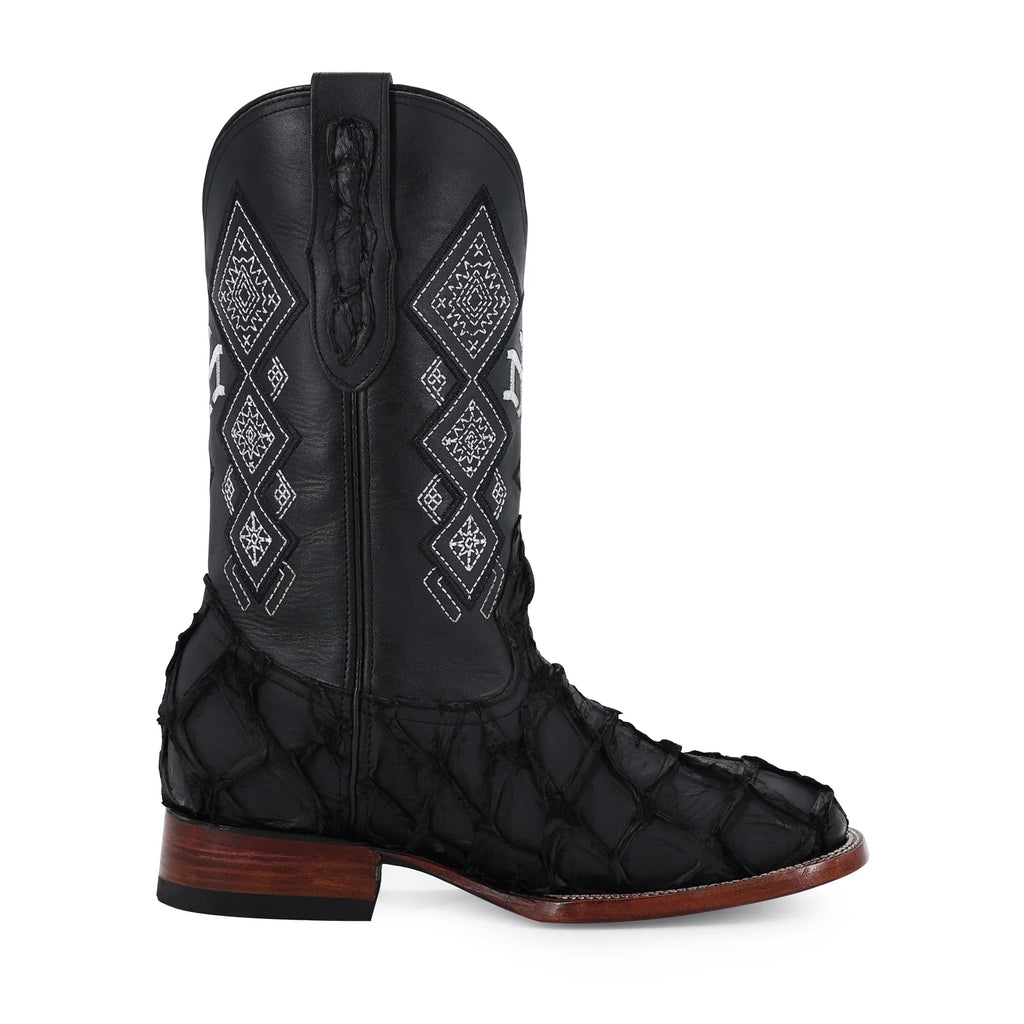 Bota Bulldog Pescado Negro Nobuck