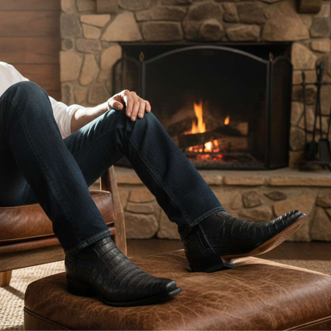 Botín Moy Coco Panza Black