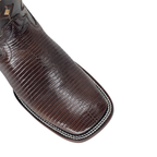 Bota Bulldog en piel Lizard color Tabaco