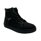 Sneakers en piel de Pitón Nobuck color Negro