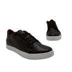 Sneakers en piel de Lizard color Tabaco