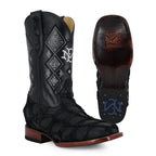 Bota Bulldog Pescado Negro Nobuck