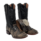Bota Bulldog Nuca de American Alligator Natural
