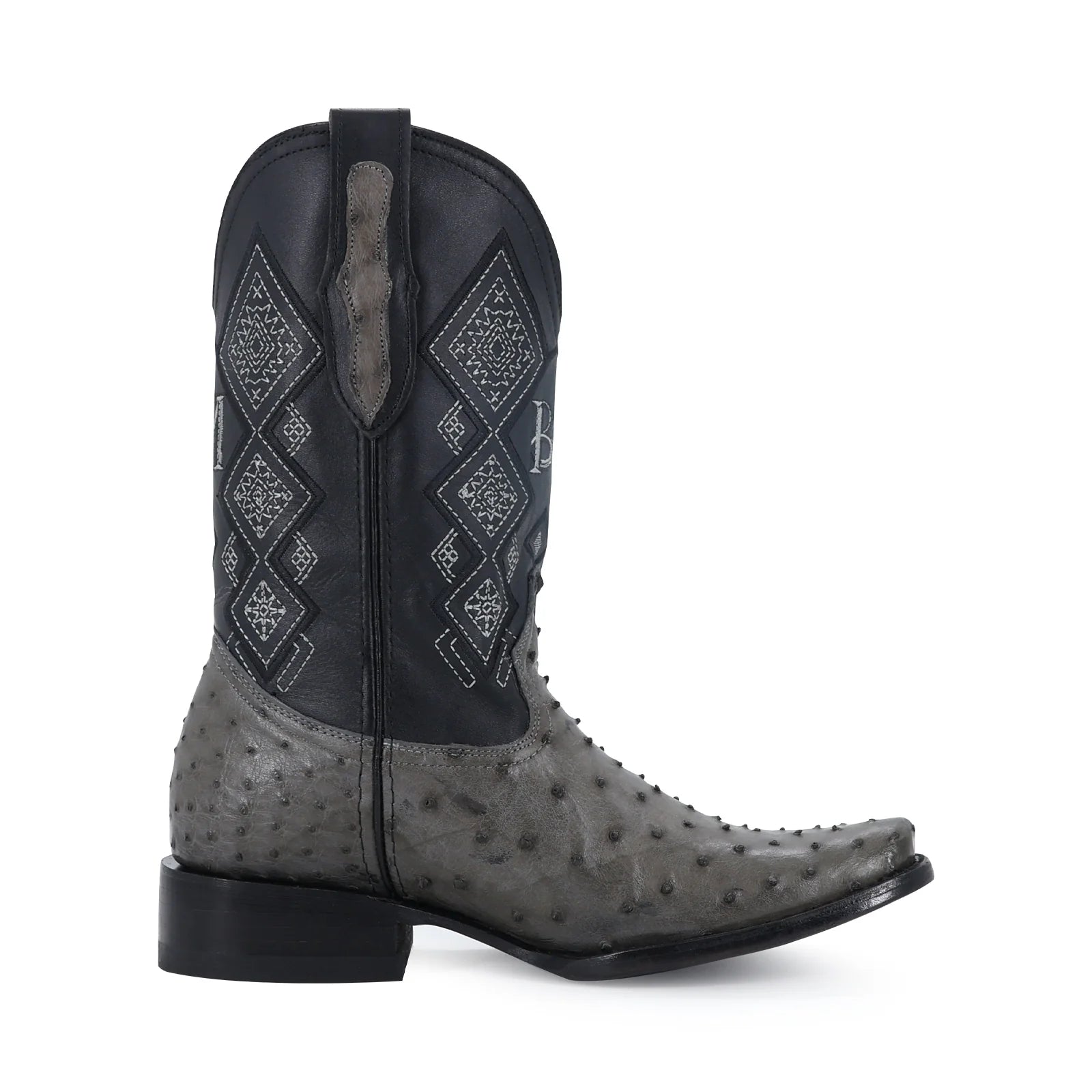 Bota Dubay Avestruz Gris