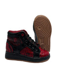 Zeus Kids Python Rojo Lustrado