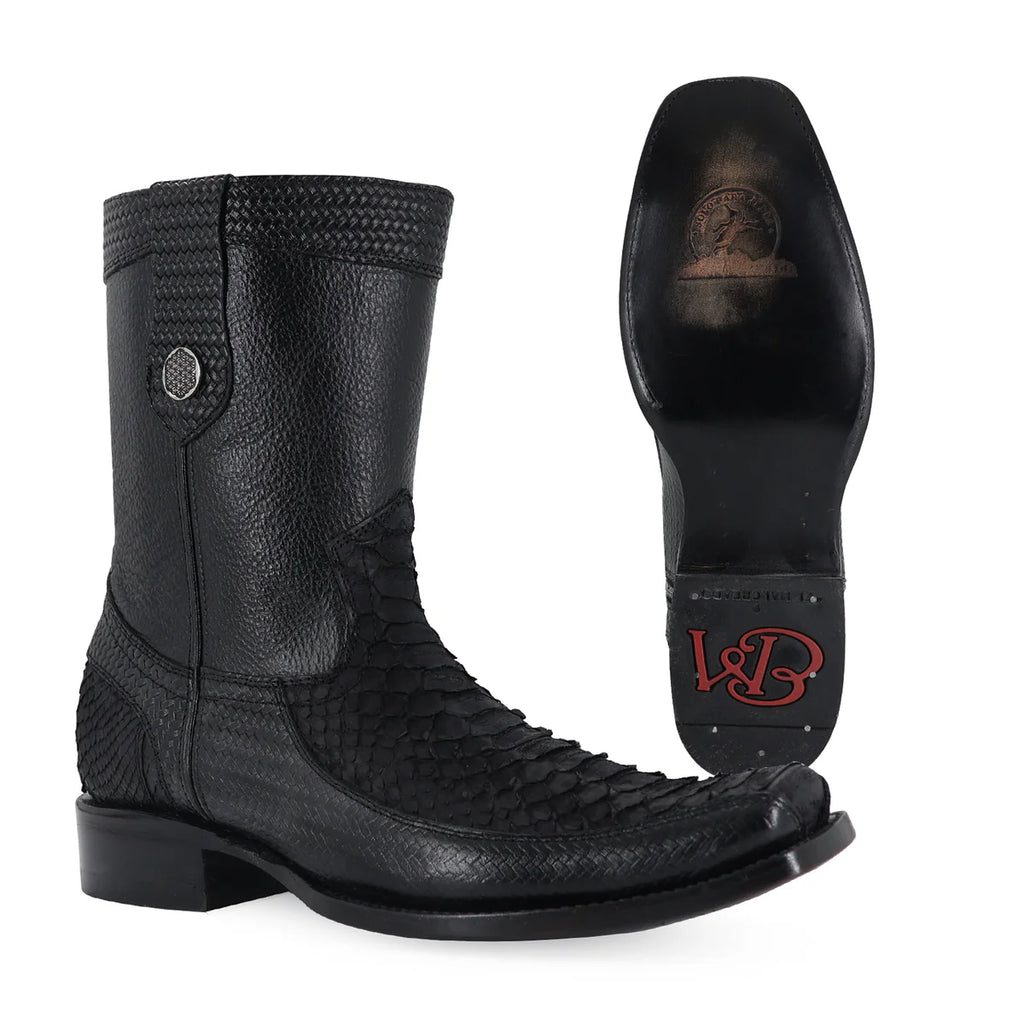 Orión Python Negro Nobuck