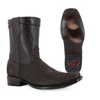 Dylan Python Nobuck Brown Boot