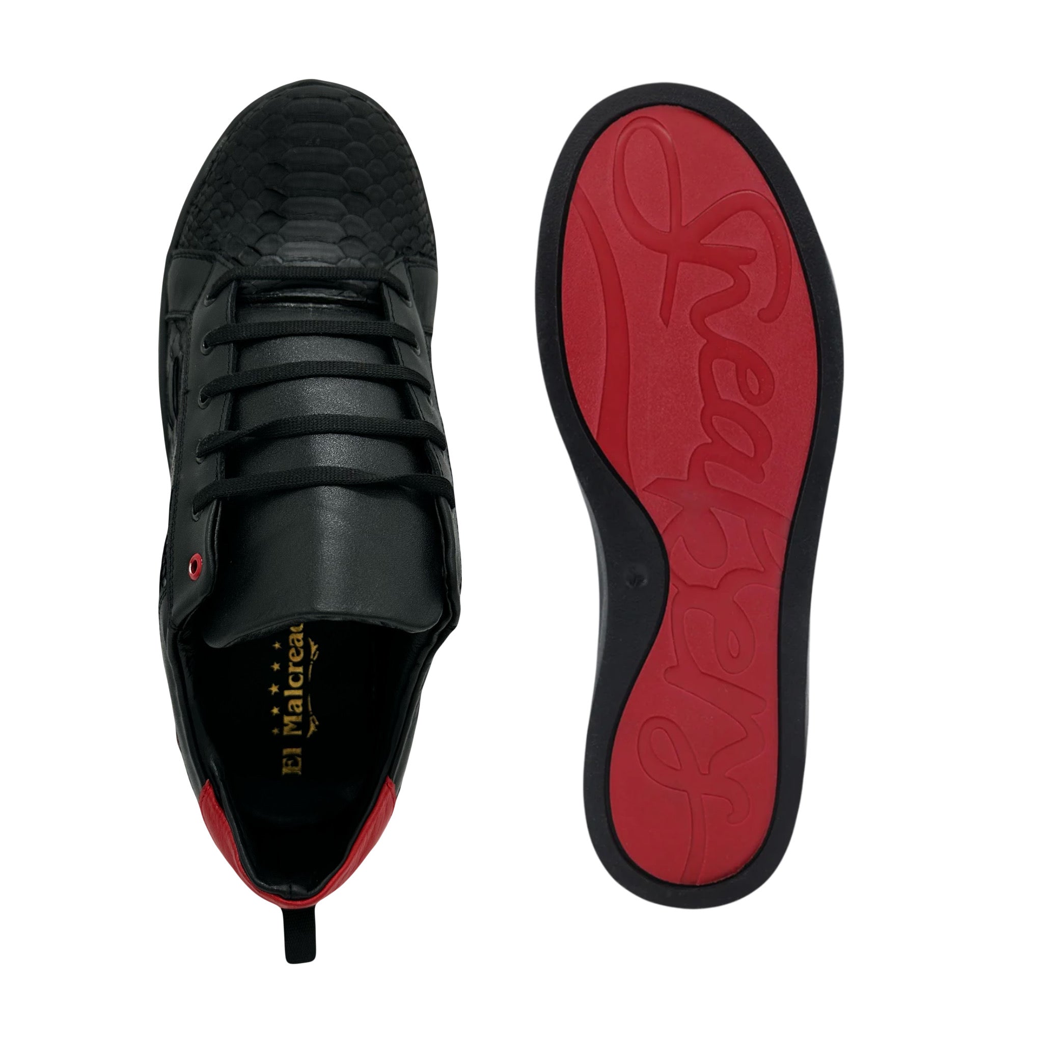 Venom Python Negro Rojo