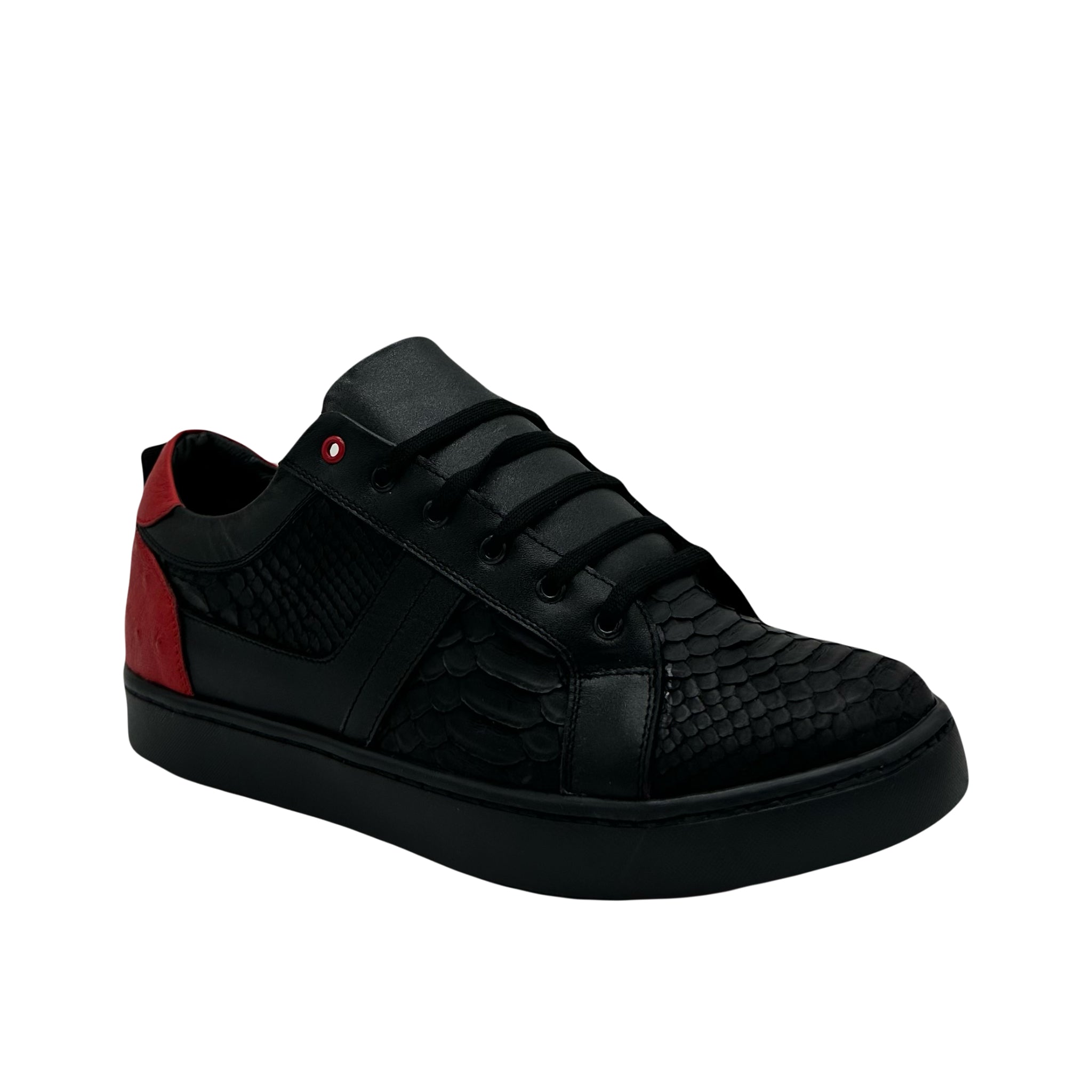 Venom Python Negro Rojo