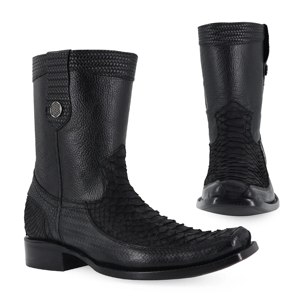 Orión Python Negro Nobuck