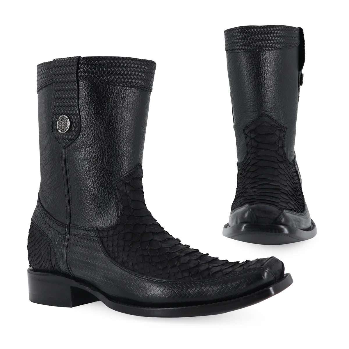 Orión Python Negro Nobuck