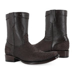 Dylan Python Nobuck Brown Boot