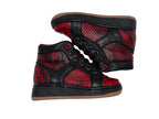 Zeus Kids Python Rojo Lustrado