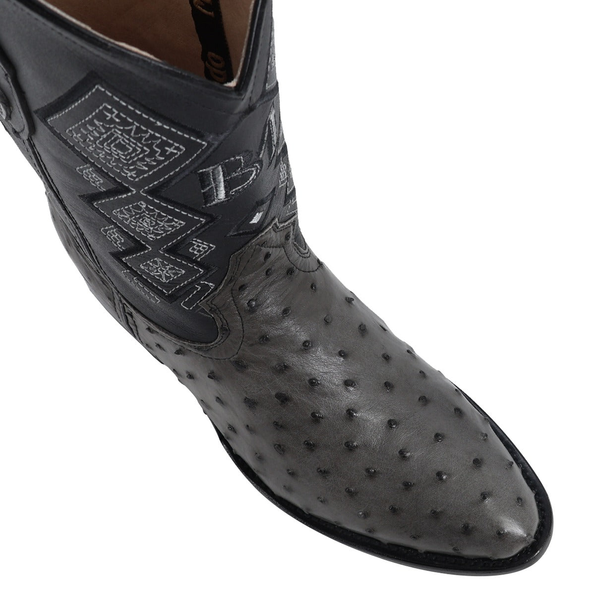 Avestruz Oval Gris