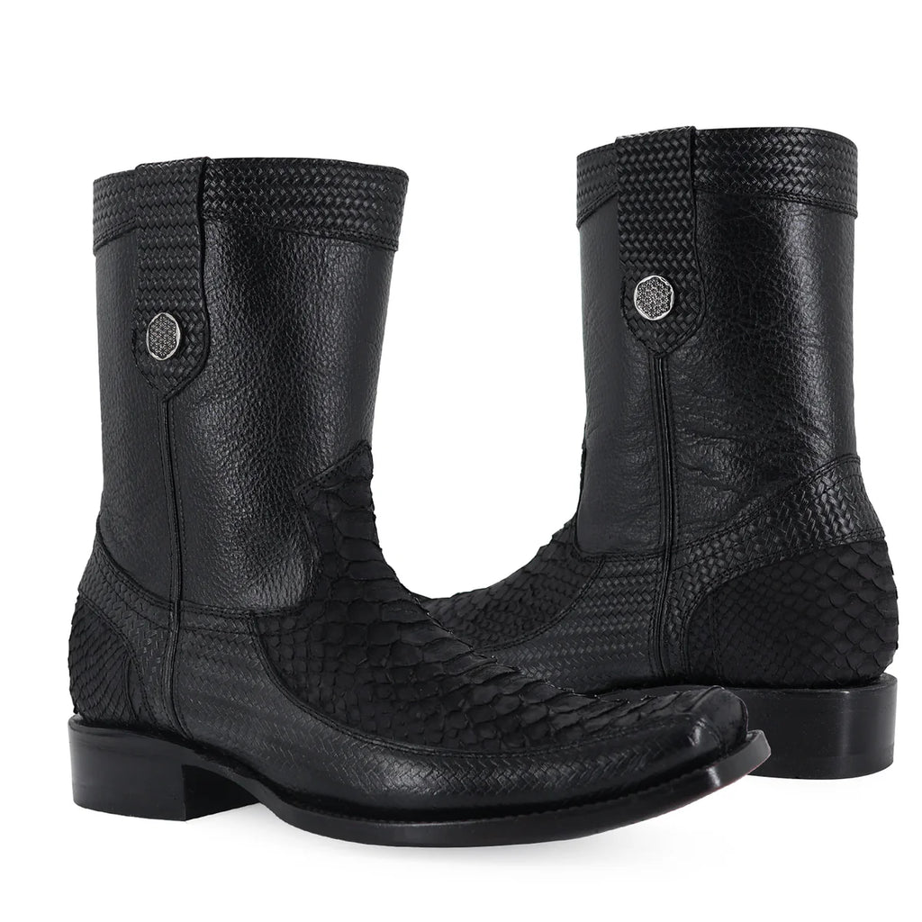 Orión Python Negro Nobuck