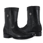 Orión Python Negro Nobuck