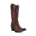 Bota Alta de Piel color Shedron
