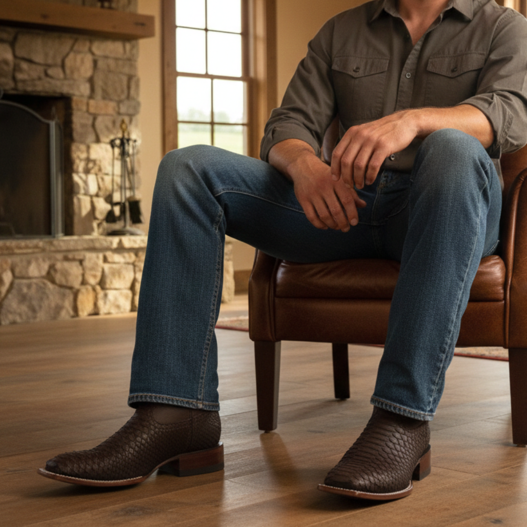 Bulldog Python Tabaco Nobuck