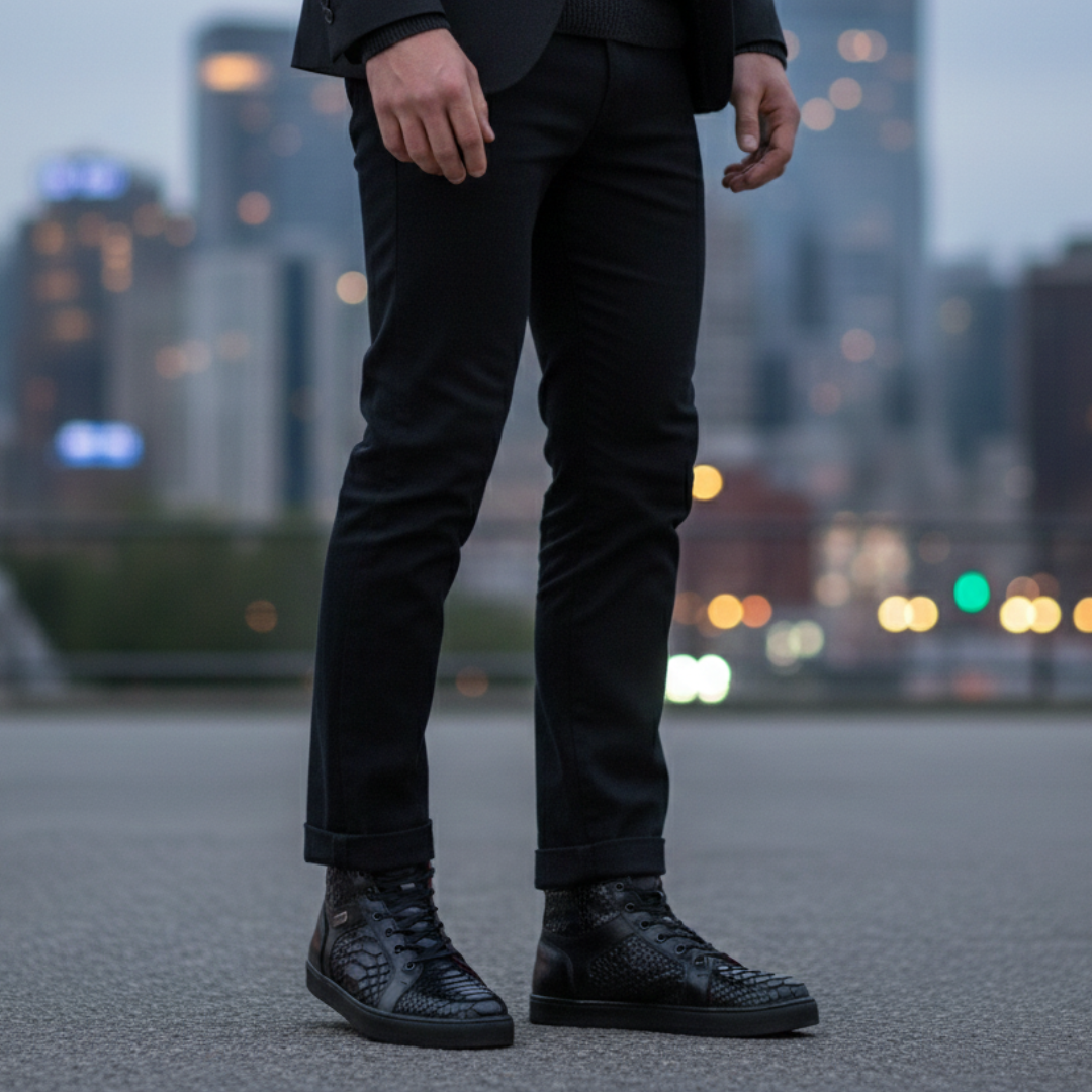 Zeus Python Negro Lustrado