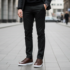 Sneakers en piel de Avestruz color Tabaco