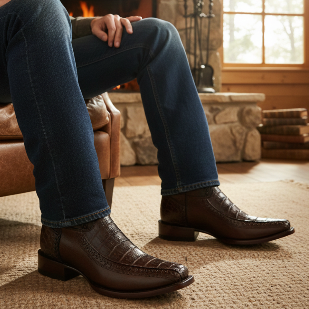 Botín El Jefe Cocodrilo Tabaco