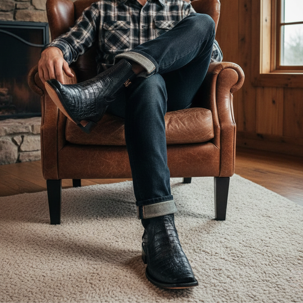 Botín Roy Coco Panza Negro